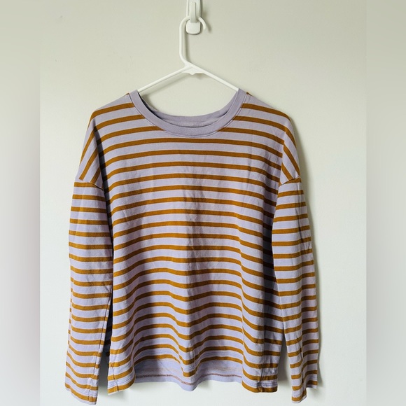 Madewell Stripe Long Sleeve Top - Picture 5 of 6
